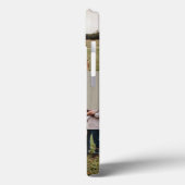 Rustikale Monogramm-FotoCollage Case-Mate iPhone Hülle (Rückseite / Links)