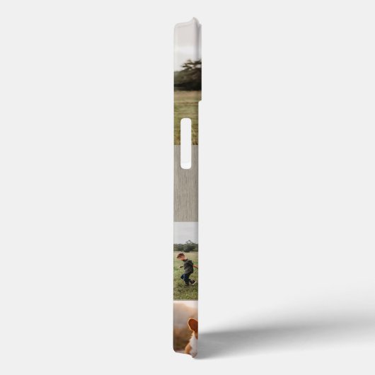 Rustikale Monogramm-FotoCollage Case-Mate iPhone Hülle (Rückseite / Rechts)