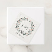 Rustikale Monogramm-Ich-mache-BBQ Geschenkanhänger (Beispiel)