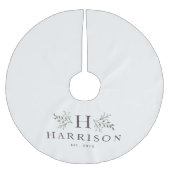 Rustikale Monographie Polyester Weihnachtsbaumdecke (Vorderseite)