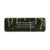 Rustikale Mossy Lighted Tree Wedding Einladung (Vorne)