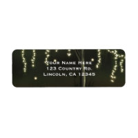 Rustikale Mossy Lighted Tree Wedding Einladung