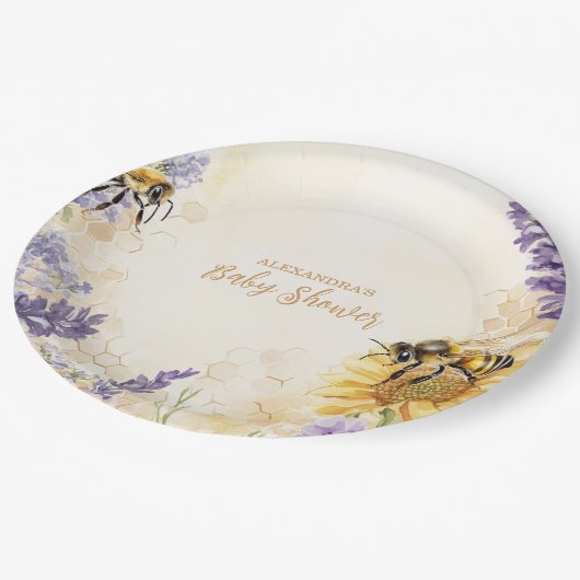 Rustikale Mütter werden männlich bis weiblich neut Pappteller (Schrägansicht)