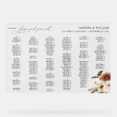 Rustikale n Boho bläserne Sitze Diagramm LG (Vorderseite)