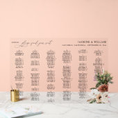 Rustikale n Boho bläserne Sitze Diagramm LG (Hochzeit)