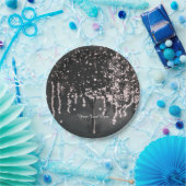 Rustikale nächtliche Mossy Tree Lights Hochzeiten Pappteller (Party)