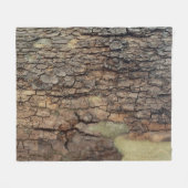 Rustikale Natur, Baumrinde Fleecedecke (Vorderseite (Horizontal))