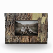 Rustikale, natürliche Bäume, die in Bedrängnis ger Fotoblock (Vorderseite)