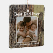 Rustikale, natürliche Bäume, die in Bedrängnis ger Keramikornament (Rechts)