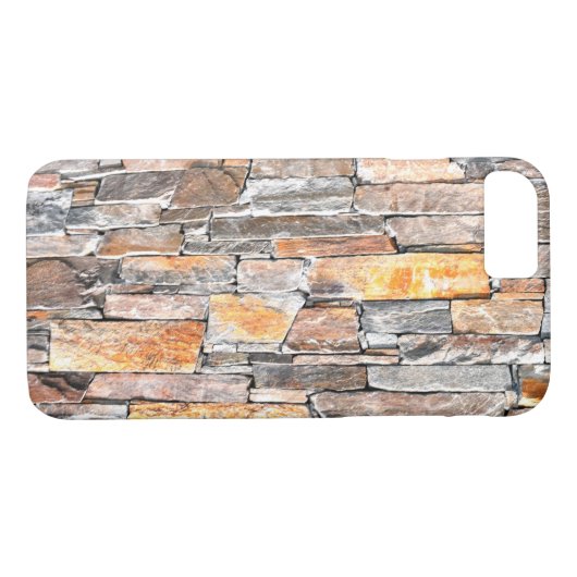 Rustikale Natursteinmauerziegel Case-Mate iPhone Hülle (Rückseite (Horizontal))