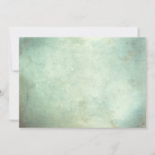 Rustikale Naturzweige Lichter Hochzeit Einladung (Rückseite)