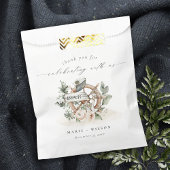 Rustikale Nautical Anchor Wheel Leafy Floral Weddi Geschenktütchen