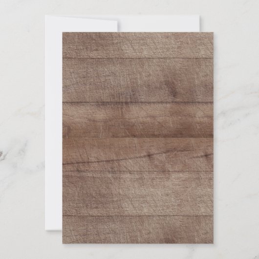 Rustikale Navy Blue & Blush Floral Baby Dusche Einladung (Rückseite)