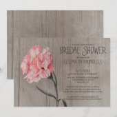 Rustikale Nelken Bridal Dusche Einladungen (Vorne/Hinten)