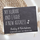 Rustikale neue Adressenverschiebung Ankündigungspostkarte