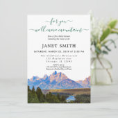 Rustikale neutrale Babydusche Einladung (Stehend Vorderseite)