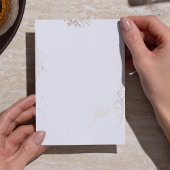 Rustikale neutrale Boho Floral & Elegante Hochzeit Einladung