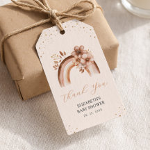 Rustikale neutrale Boho Wasserfarbe Rainbow Baby D