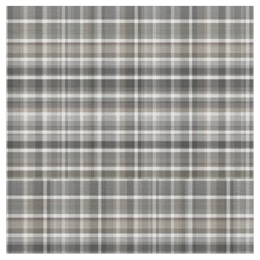 Rustikale neutrale, braune, Karierte Printwerbung Stoff (Nahaufnahme)