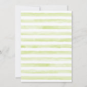 Rustikale neutrale Elefantendusche Einladung (Rückseite)