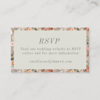 Rustikale neutrale Erdung Boho Wedding RSVP
