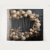 Rustikale neutrale Farben Ballon Arch Hanging Wandteppich (Vorderseite (Horizontal))