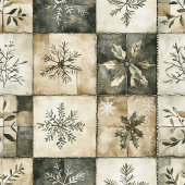 Rustikale, neutrale Pastellfarben Patchwork Fleecedecke