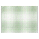 Rustikale neutrale Sage Gingham Kariert Tischdecke (Vorderseite (Horizontal))
