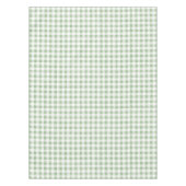 Rustikale neutrale Sage Gingham Kariert Tischdecke (Vorderseite)