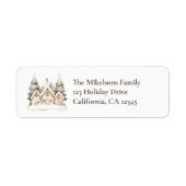 Rustikale neutrale Weihnachten (Vorne)