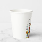 Rustikale Niedlich Baby Highland Cow Baby Dusche Pappbecher (Rechts)