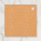 Rustikale Niedlich Kids Lion Foliage Preschool Abs Geschenkanhänger (Rückseite)