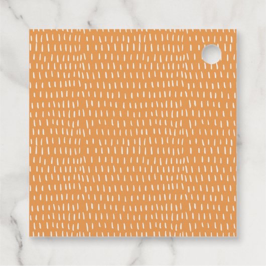 Rustikale Niedlich Kids Lion Foliage Preschool Abs Geschenkanhänger (Rückseite)