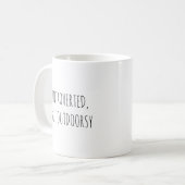 Rustikale Niedliche Einführung Outdoor Funny Zitat Kaffeetasse (Vorderseite Links)