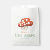 Rustikale Niedliche Woodland Mushroom Kinderdusche Geschenktütchen (Vorderseite)