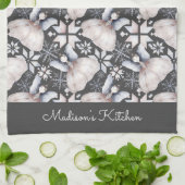 Rustikale nordische Fairies Folklore Individuelle  Geschirrtuch (Gefaltet)