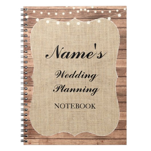 Rustikale Notizblock (Vorderseite)