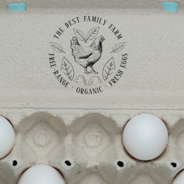 Rustikale Nutzfarm | Heimtiere Frischeier Gummistempel