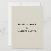 Rustikale Ohrenschlacht-Glitzer Einladung (Rückseite)