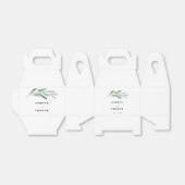 Rustikale Olive Branch Gastgeschenk Hochzeit Geschenkschachtel (Ungefaltet)