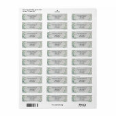 Rustikale Olivenbäume Rücksendeadresse (Vorne)