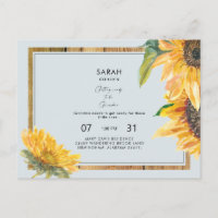 Rustikale Oma's Kinderzimmer Baby Shower Blue