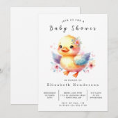 Rustikale Online Duck Baby Dusche Einladung (Vorne/Hinten)