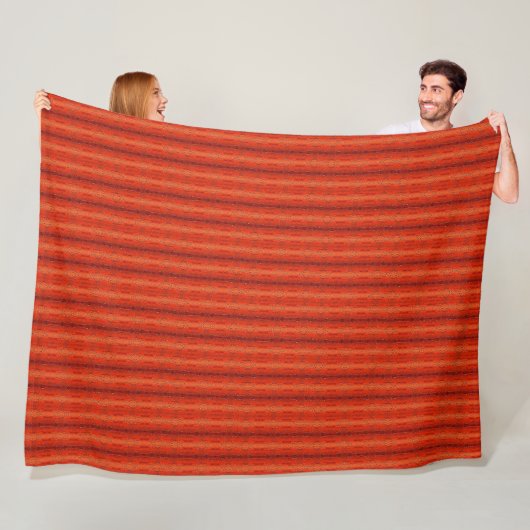 Rustikale Orange Aztekendecke 152 cm x 203 cm Fleecedecke (Beispiel)