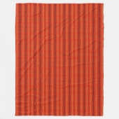 Rustikale Orange Aztekendecke 152 cm x 203 cm Fleecedecke (Vorderseite)