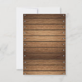 Rustikale Orange Basketball Babydusche Dankeskarte (Rückseite)