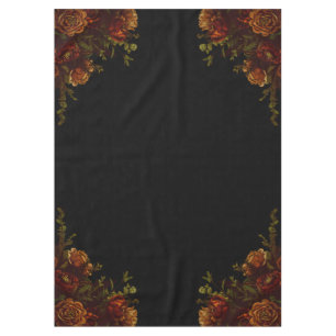 Rustikale Orange Black Elegante Hochzeit Einladung Tischdecke