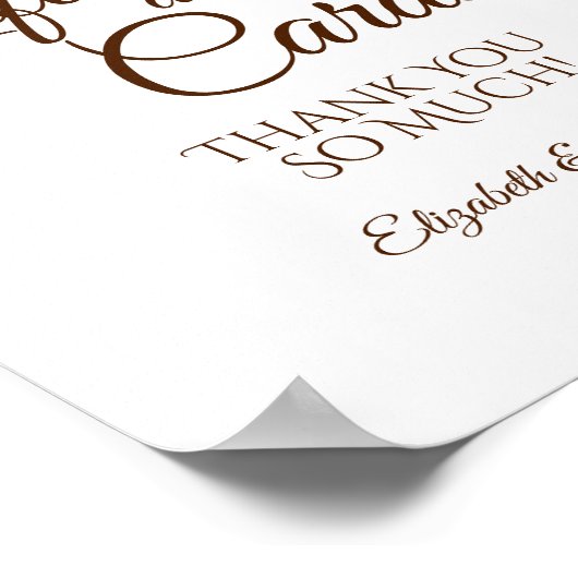 Rustikale Orange Fall Rose Geschenke & Karten Hoch Poster (Ecke)