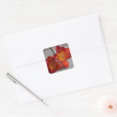 Rustikale Orange Freesia Blume Stickers (Umschlag)
