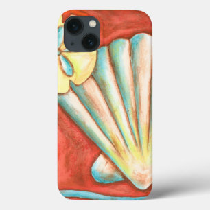 Rustikale Orange Seashells Case-Mate iPhone Hülle